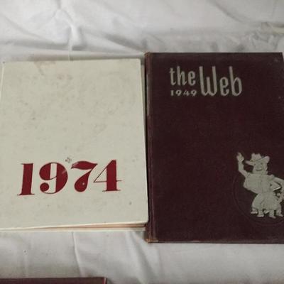 Lot 150 - School Yearbooks and Letterman Sweater 