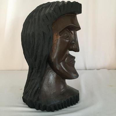 Lot 25 - Carved Wooden Face Sculptures