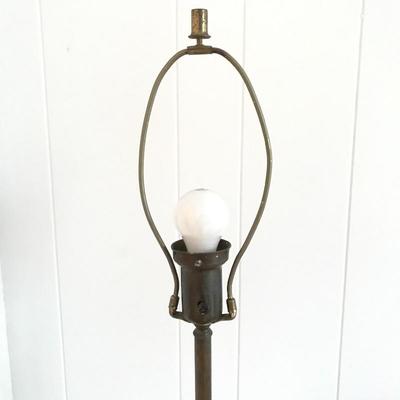 Lot 142 - Two Vintage Metal Lamps