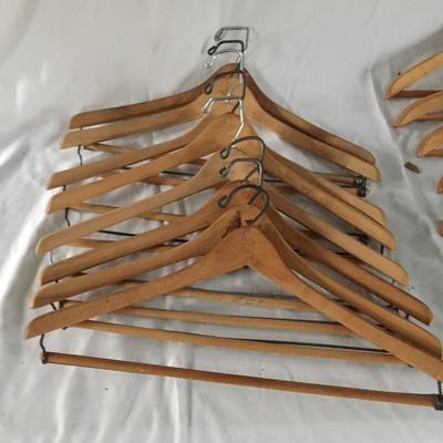 Lot 134 - Wooden Hangers 