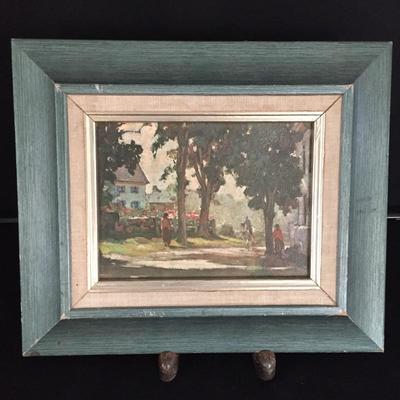 Lot 14 - Framed Art and Marble