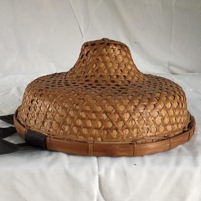 Lot 138 - Woven Backpack and Coolie Hat