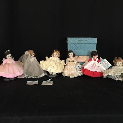 Lot 28 -  Six Madame Alexander Dolls