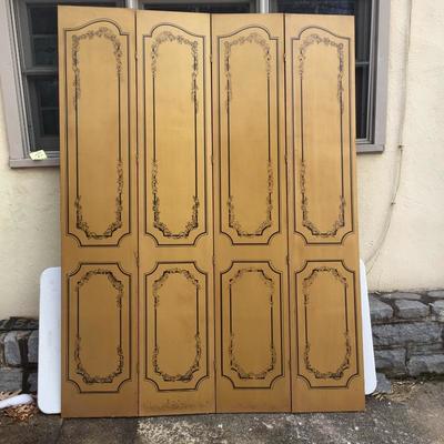 Lot 118 - Pair of  Four Section Room Dividers