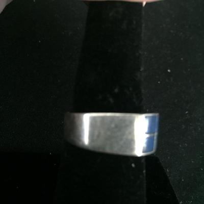 Lot 63 - Sterling Rings and Bracelet