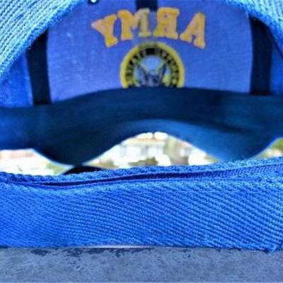 Royal Blue U.S, Army Seal Ball Cap with Velcro Back