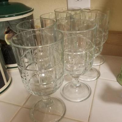 7 Glass Heavy Drinking Glasses 