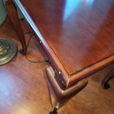 Modern Wood End Table Ethan Allen Look A Like 