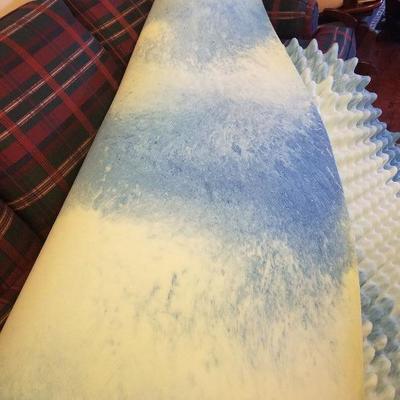 Memory Foam Pad For Queen Bed 57"wide x 83"long 