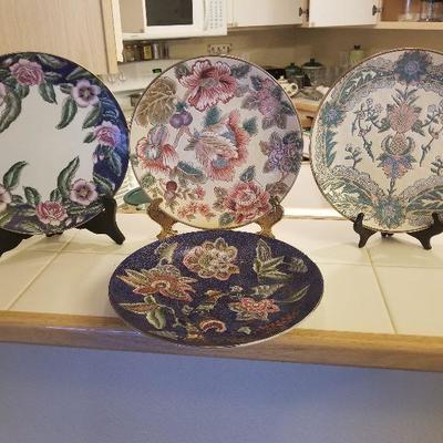 4 Andrea By Sadak Decorative Plates From China 10.25"