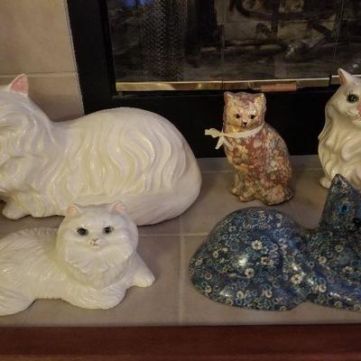 Collection of Cats - Ceramic, porcelain all cute
