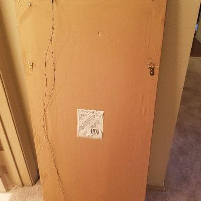Decorative Wood Framed Beveled Mirror 41x20