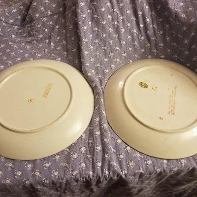 2 Decorative Plates 