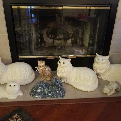 Collection of Cats - Ceramic, porcelain all cute