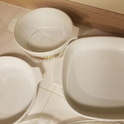 6pc Corning ware casserole set 