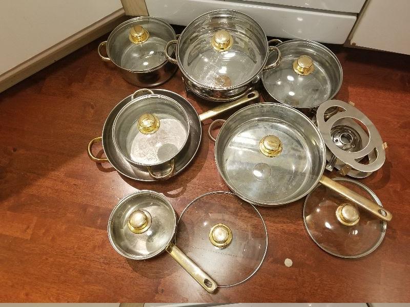 pots & pan set on sale