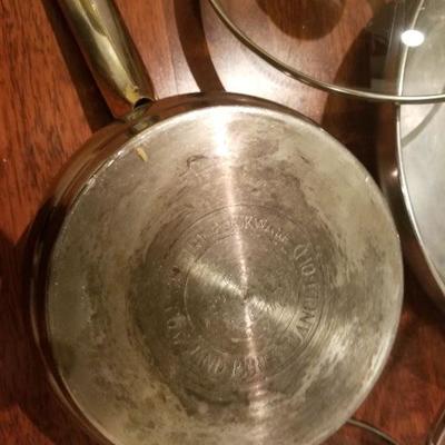 16pc Cuisine Ware Command Performance Gold Pots & Pan Set 