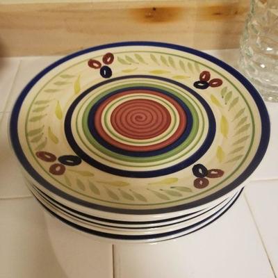 5 Royal Norfolk Dinner Plates 