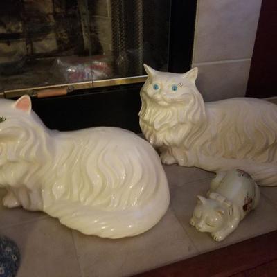 Collection of Cats - Ceramic, porcelain all cute