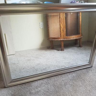 Large Decorative Mirror SILVER color Frame 30x42