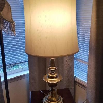 Vintage Brass Lape Double Shade