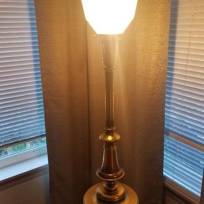 Vintage Brass Lape Double Shade