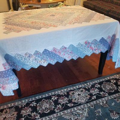 Old Hand Made Quilt 68"x83" 