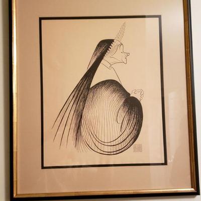"Nun Portrait" by Al Hirschfeld