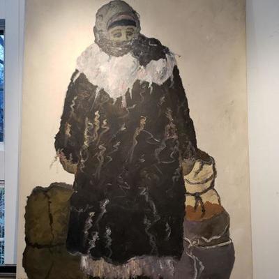 Untitled 6 ft Tall Art by Jeanie Neyer