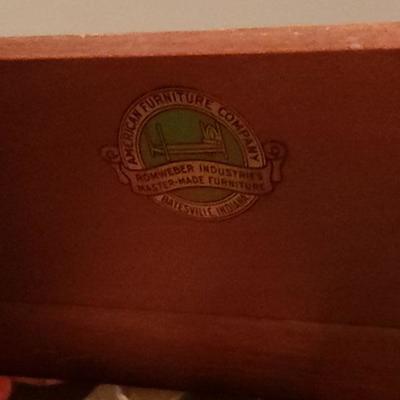 Vintage American Furniture Co Wood Dresser