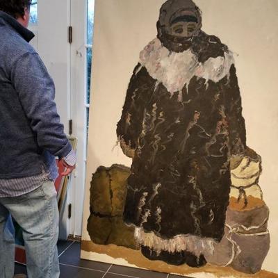 Untitled 6 ft Tall Art by Jeanie Neyer