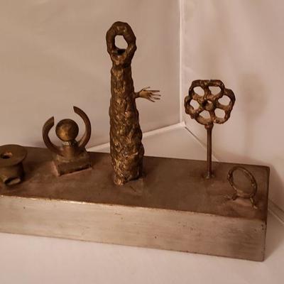 Abstract Metal Sculpture by Harry Neyer