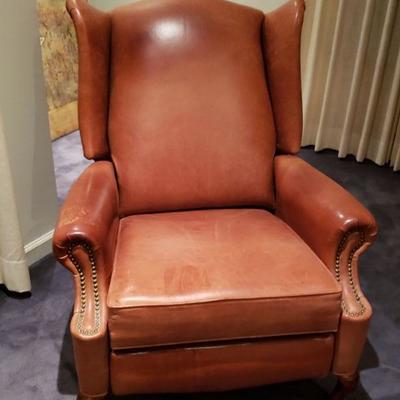 Fine Leather Reclining Chair