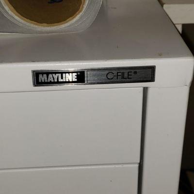 Mayline C-Files 10 Drawer Flat Files on Casters