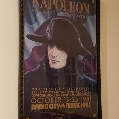 1981 Radio City Music Hall Original Napoleon Poster