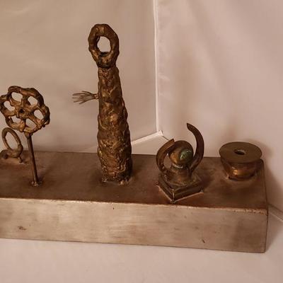 Abstract Metal Sculpture by Harry Neyer