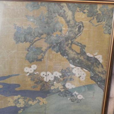 2 Asian Framed Art