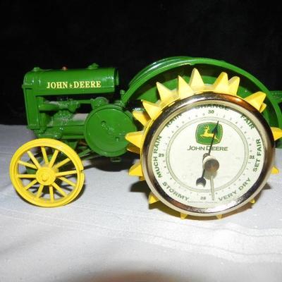 John Deere feeding