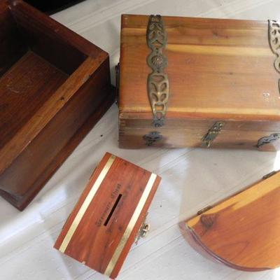 Wood boxes