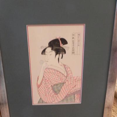 2 Asian Framed Art