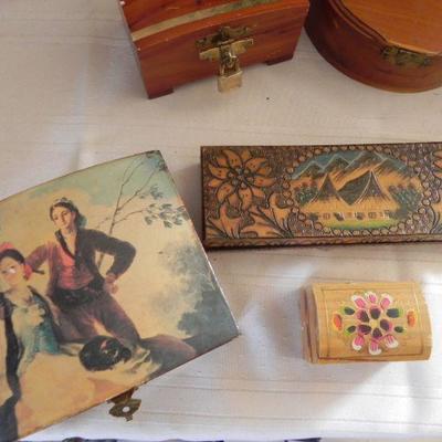 Wood boxes