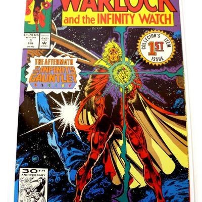 WARLOCK & The Infinity Watch #1 #2 Comic Book Set 1991 Marvel Comics NM