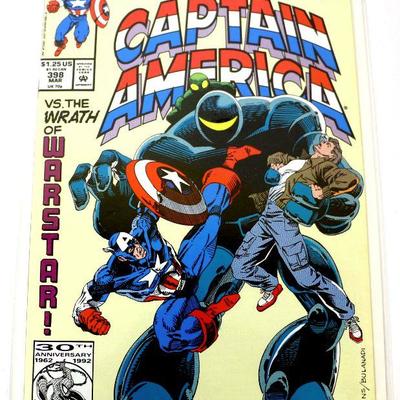 CAPTAIN AMERICA #397 398 399 Comic Book Set 1992 Marvel Comics High Grade