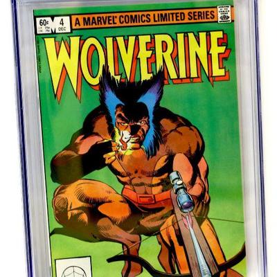 WOLVERINE #1 #2 #3 #4 All Graded CGC 9.4 - 9.2 Marvel Comic Books Set - RARE