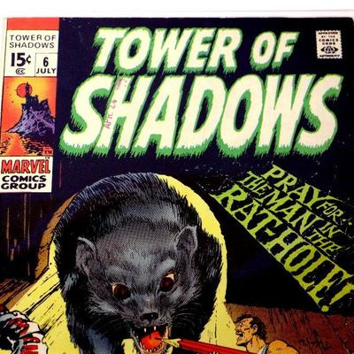 TOWER OF SHADOWS #6 Bronze Age Comic Book 1970 Marvel Comics