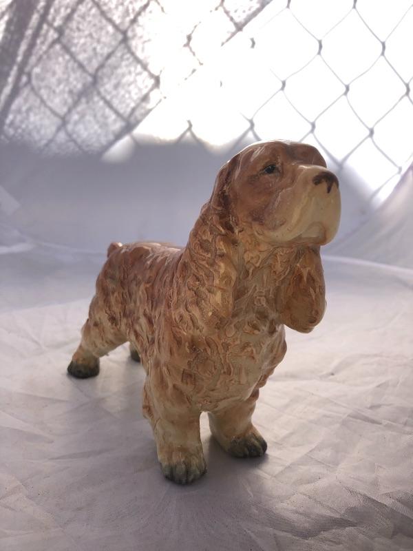 Small dog statue