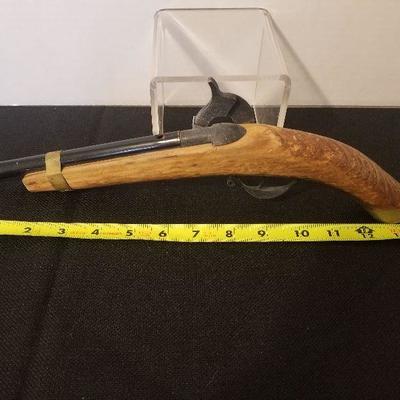 Vintage Wooden Decorative Replica Of An Antique Pistol - #29-A