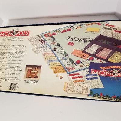 1985 Deluxe Anniversary Edition Monopoly - Complete Nice - #21-A