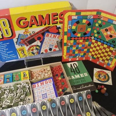 1938 Box of 48 Games - Looks Mostly Complete Great Shape For Age - #27-A