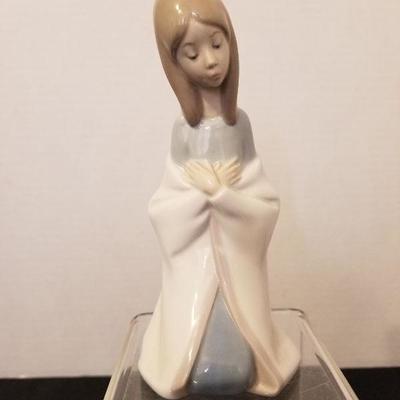 LLadro G-27 F Kneeling Girl Brown Hair - #81-A